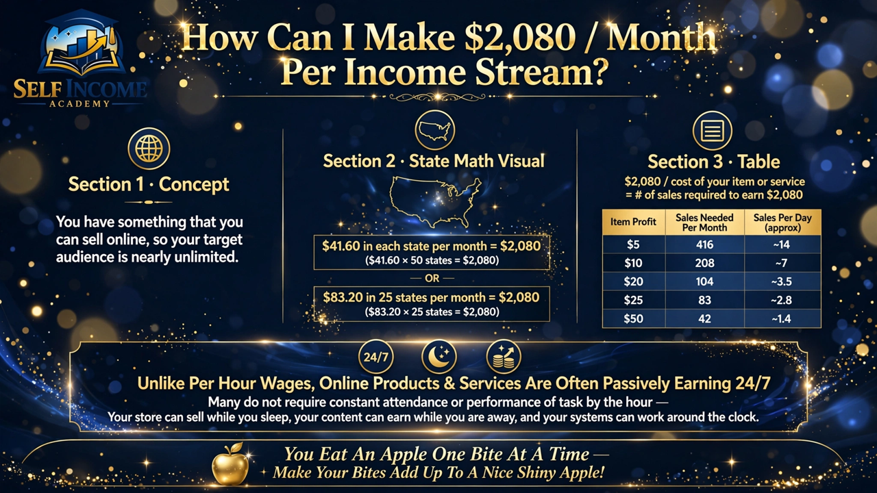 Self Income Academy presentation slide 4